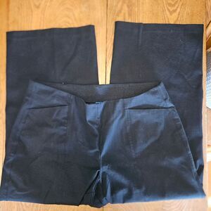 Old Navy Black Wide‑Leg High‑Rise Dress Pants Women’s 2X  Classic‎ Workwear